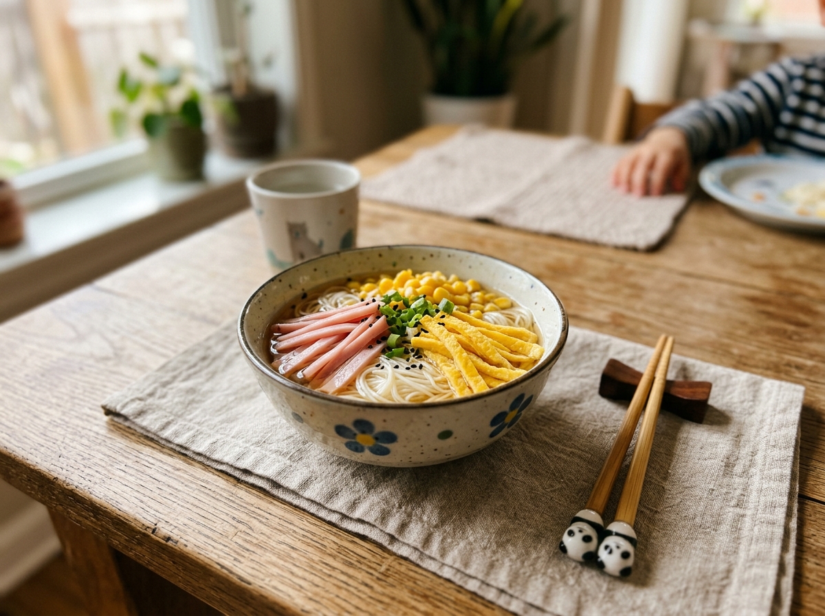 ハム＆コーン素麺